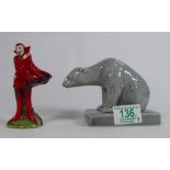 Wade Limited Edition figure Polar Bear: togther with Carltonware figure Mephisto(2)