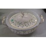 Royal Albert Caroline two handled covered tureen & cover: length 30cm. (factory seconds)