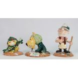 John Beswick Limited Edition Th Herbs figures: Sage the Owl, Bayleaf the Gardener and Parsley the