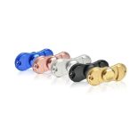 A large quantity of thunder spinners: 150 pieces, assorted colours, black, blue pink and silver