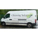 Vauxhall Movana transit van: with truck mount carpet cleaning equipment in the back.