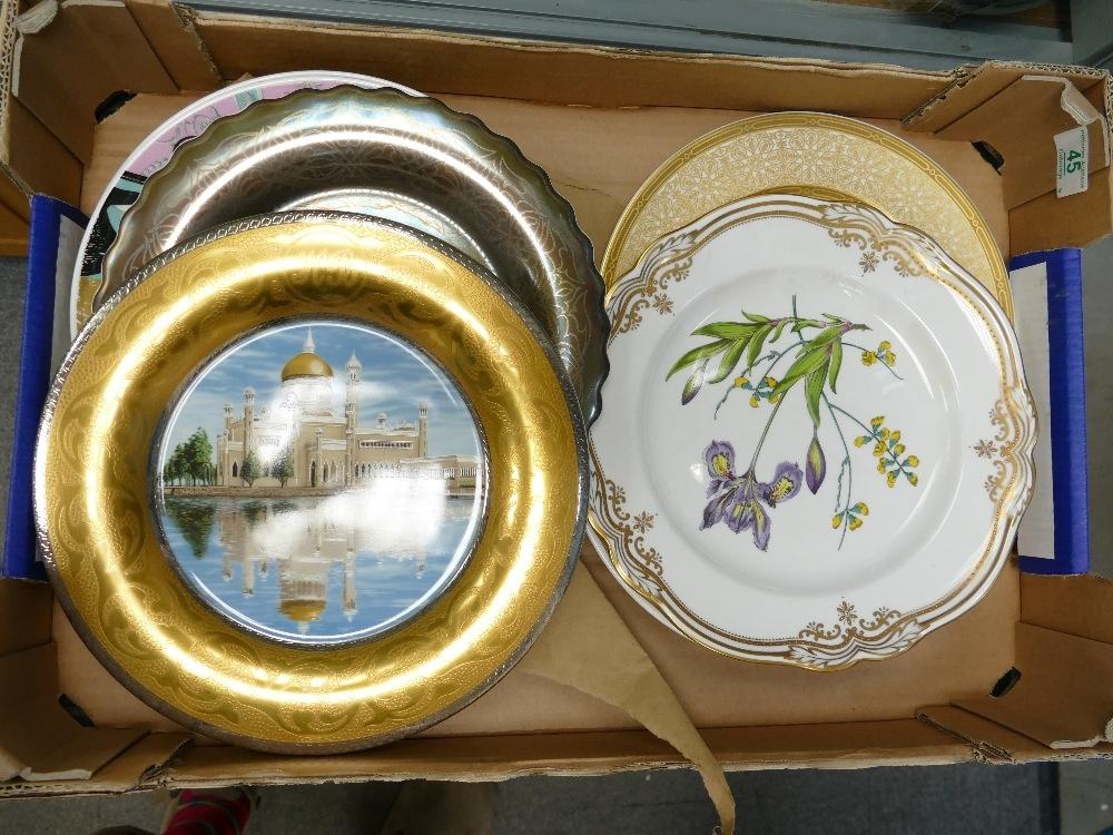 A mixed collection of decorative Spode: and similar wall plates (7)