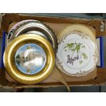 A mixed collection of decorative Spode: and similar wall plates (7)