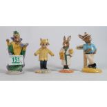 Royal Doulton Bunnykins to include Rainy day DB147: Mystic DB197, Sydney and bathtime DB148