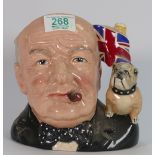 Royal Doulton Large Character Jug Winston Churchill D6907: produced in 1992 only