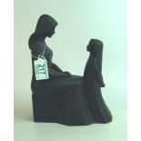 Royal Doulton black images figure Mother and Daughter HN2843: (seconds)