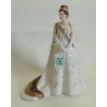 Royal Worcester Figure for Compton Woodhouse: Her Royal Highness Princess Margaret in her Coronation