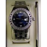 Boxed Ingersoll Mens Diamonte Dial Watch: