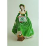 Coalport lady figure Helen: from the ladies of fashion series.