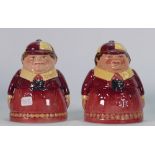 Royal Doulton small cruet set Tweedle Dee D7121 and Dum D7122 (2):