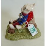 Beswick Ware Rupert The Bear Figure: Rupert Bear and Algy Pug go-karting, limited edition