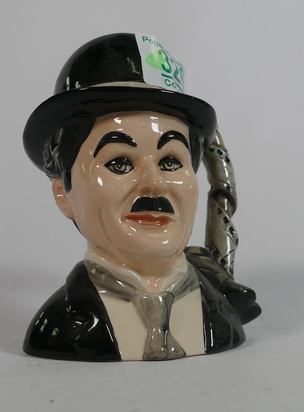 Royal Doulton small jug Charlie Chaplin D7145: limited edition.