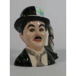 Royal Doulton small jug Charlie Chaplin D7145: limited edition.