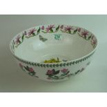 Portmerion large botanical frut bowl: diameter27cm. (factory seconds)