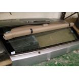 A Volvo 760 GLE boot lift door/tailgate: plus a radiator and fan assembly.