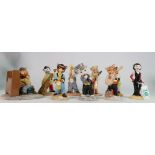 A collection of Beswick figures from the Cats Chorus collection comprising Glam Guitar CC10,