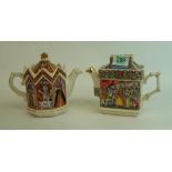 Sadler Historical Teapots: including King Henry & his wifes and Sir Lancelot. (2)
