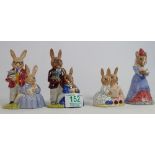Royal Doulton Bunnykins to include Storytime DB9: Sundial DB213, Father Mother & Victoria Db68 and