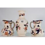 A collection of Masons Mandalay items to include: Jugs and Vase,