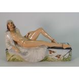 Kevin Francis Peggy Davies erotic figure of a reclining lady: an artist colour way 1 of 1 by