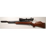 Daystate PH6 PCP air rifle: fitted with richter optic 3-9 X50 Aoe scope. .