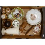 A mixed collection of items to include: Royal Albert Lady Hamilton & Country Rose items,