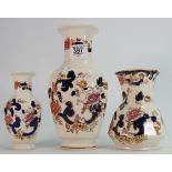 Masons Mandalay items to include vases: x3 height of tallest 25cm