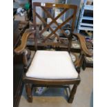 1930's Oak Arm Chair: