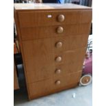 Mid Century Chest of Drawers: