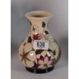 Moorcroft Bramble revisited vase: designed by Alica Amison,