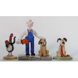 Coalport Wallace & Grommit Figures: A Grand Day Out,