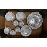 Royal Albert Victoriana rose tea set: 21 piece ( factory seconds)