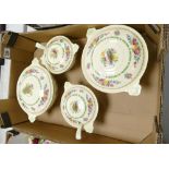 A collection of Newhall Floral Decorated Tureens(4):