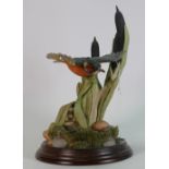 Country Artists Model of Kingfisher in flight: model CA239, boxed,