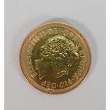 Gold Half Sovereign dated 2000: