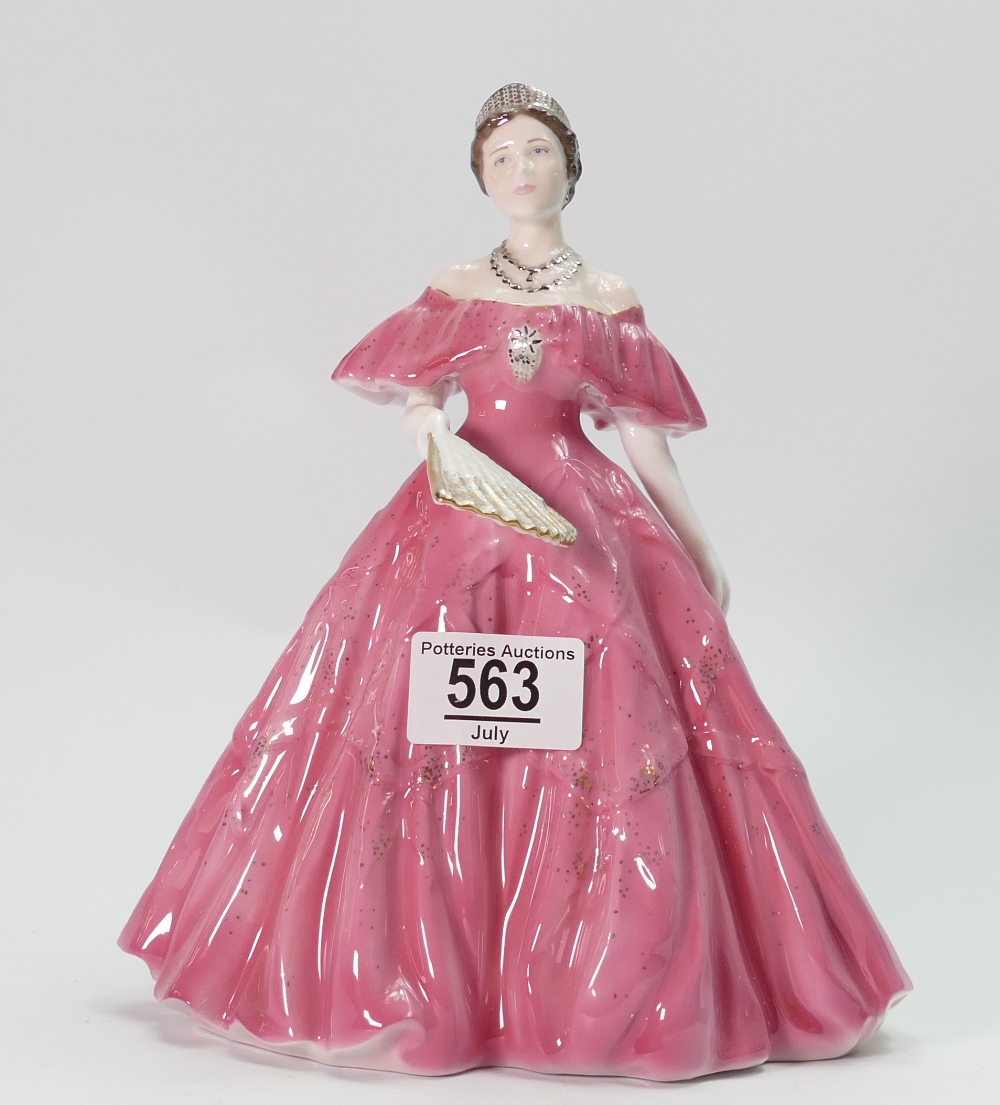 Royal Worcester for Compton Woodhouse Figure Queen Elizabeth The Queen Mother: Limited Edition