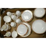 Royal Doulton Sandon design teaset and some extra items: (factory seconds) (41)