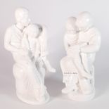 Spode Pauline Shone Figures Story Time & Daddy's Girl(2):