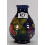 Walter Moorcroft vase decorated in the Clematis design: height 15.5cm.