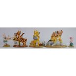 Royal Doulton Winnie the Pooh figures to include: Whos'Cake Pooh's Cake,