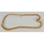 9ct gold ladies necklace: 10.8 grams.