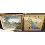 2 Reproduction decorative pictures: