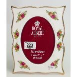Royal Albert Old Country Roses box photo frame: