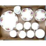 Royal Albert Old Country Rose Tea Set: 21 piece