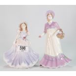 Royal Worcester for Compton Woodhouse Figures: Catherine & Fiona (2)