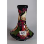 Moorcroft Queens choice vase: designed by Emma Bossons, height 17.
