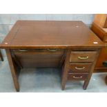 1950 Oak Solicitor Desk (locked):