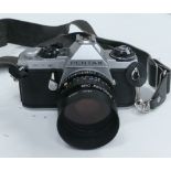 Pentax ME Super 35mm Film Camera: 50mm lens fitted