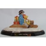 Royal Doulton Winnie The Pooh Tableau figure Going Sledging WP34: limited edition boxed with base