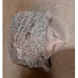 Concrete Novelty Hedgehog Garden Ornaments: length 26cm